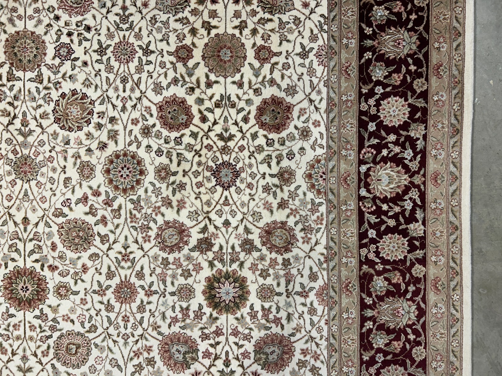 9'x12' Very Fine Hand-Knotted 100% Lamb Wool Pile PakPersian Rug