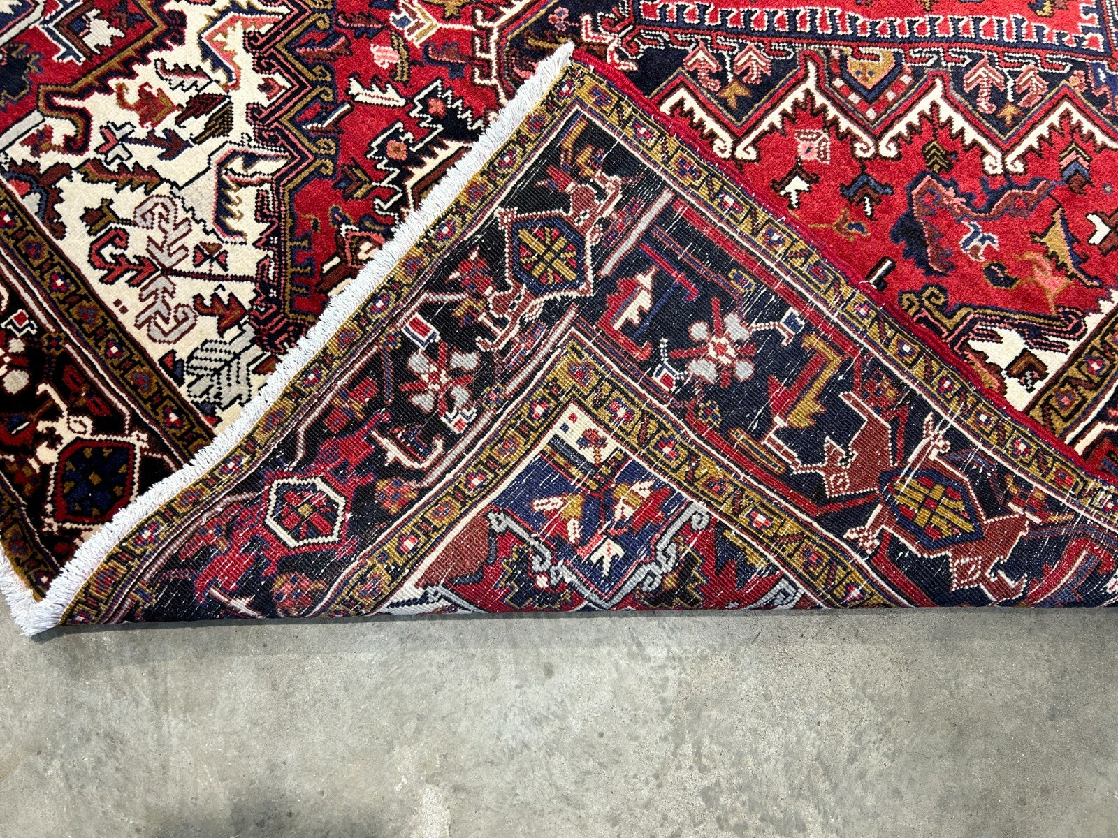 7'3"x10'3" Hand-Knotted 100% Wool Herize Carpet - Area Rug