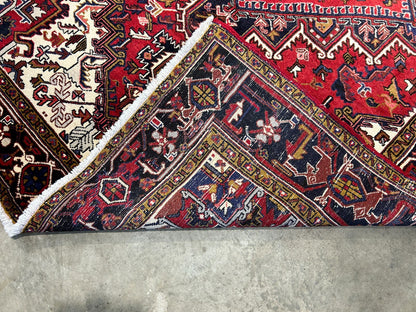 7'3"x10'3" Hand-Knotted 100% Wool Herize Carpet - Area Rug