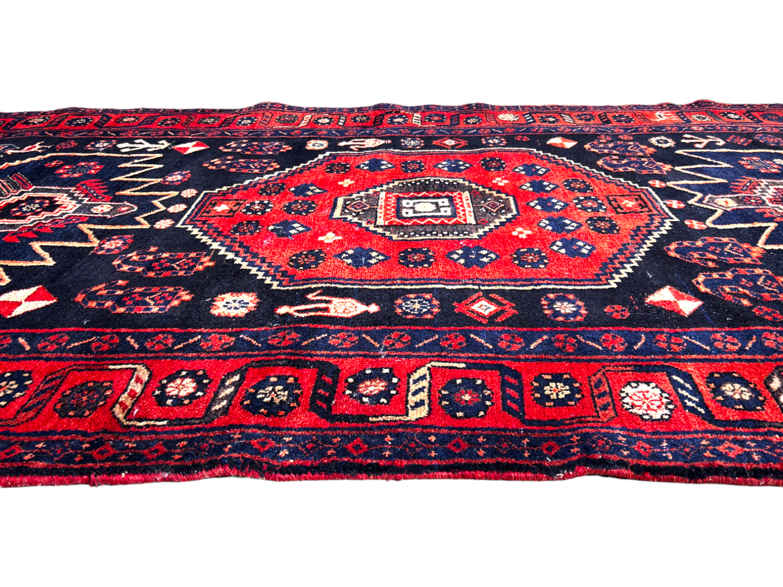 4'7" x 9'5" Hand-Knotted 100% Wool Carpet - Bidjare Area Rug