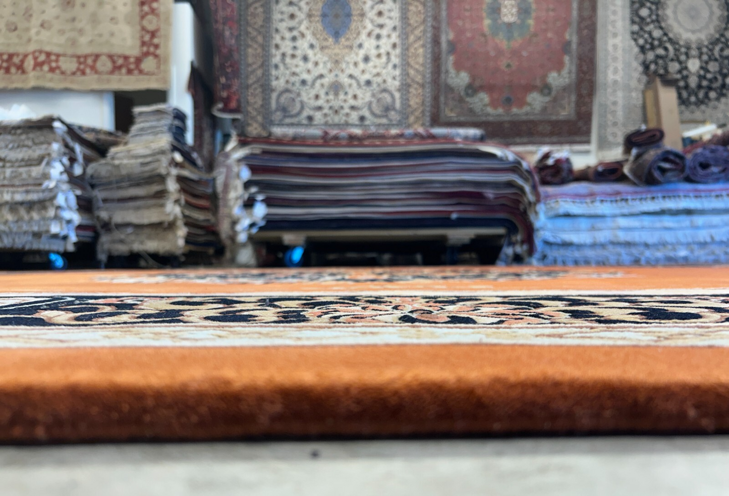 9'x12' Hand-Knotted 100% Wool Pile Oriental Rug