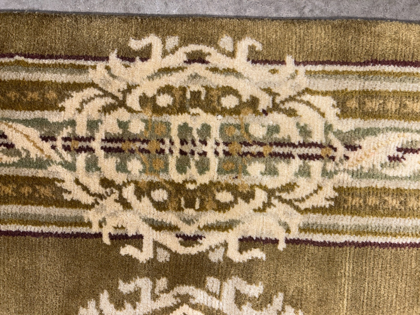 2'11"x5'1" Hand-Knotted 100% Wool Pile Oriental Area Rug - Carpet