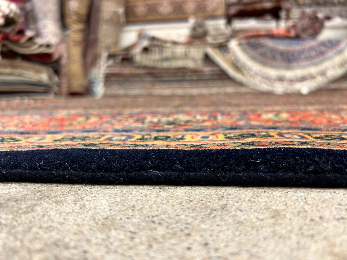 9'x12' Fine Hand-Knotted 100% Wool Pile Herati Design Carpet - Area Rug