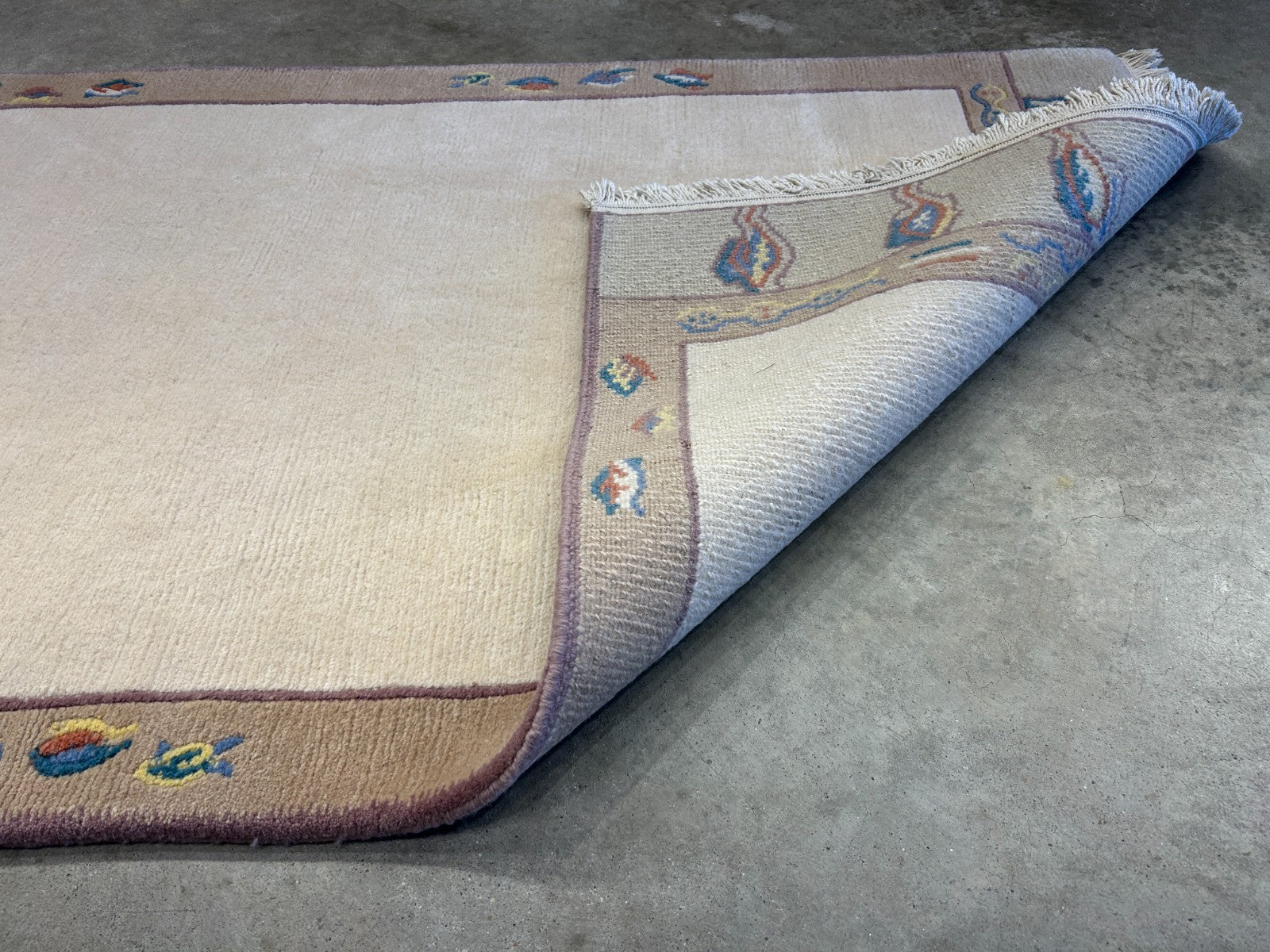 3'x5'3" Hand-Knotted 100% Wool Pile Nepali Area Rug - Carpet