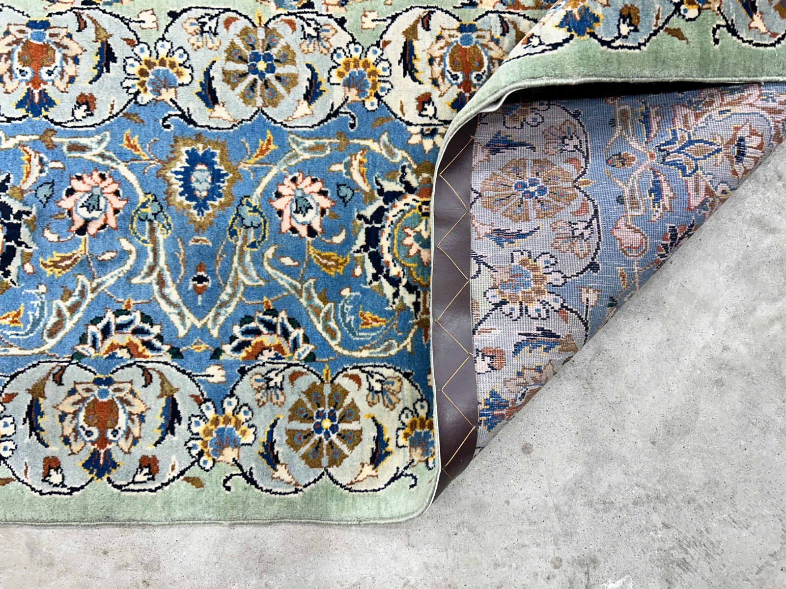 10'6"x14'6" Hand-Knotted 100% Wool Pile Kashane Rug