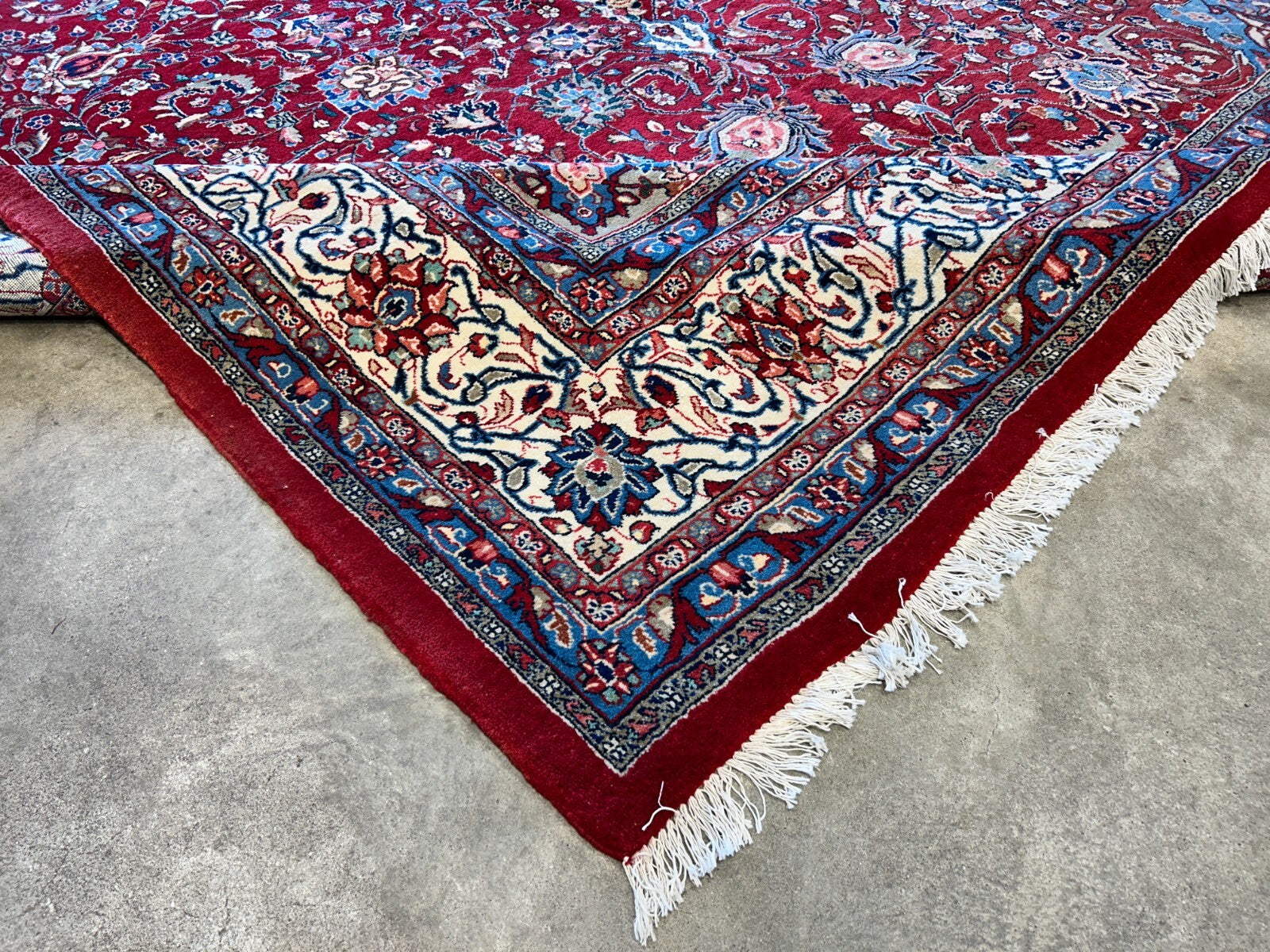 9'3"x12'6" Hand-Knotted 100% Wool Pile Mashade Rug