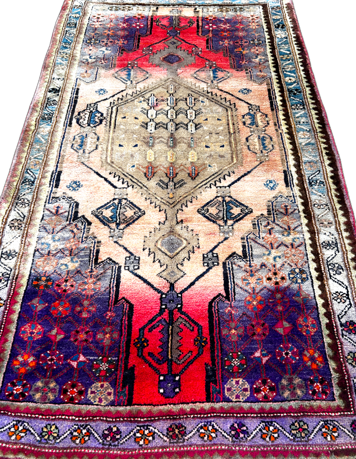 5'1" x 8'10" Hand-Knotted 100% Lamb Wool Carpet - Mousele Area Rug