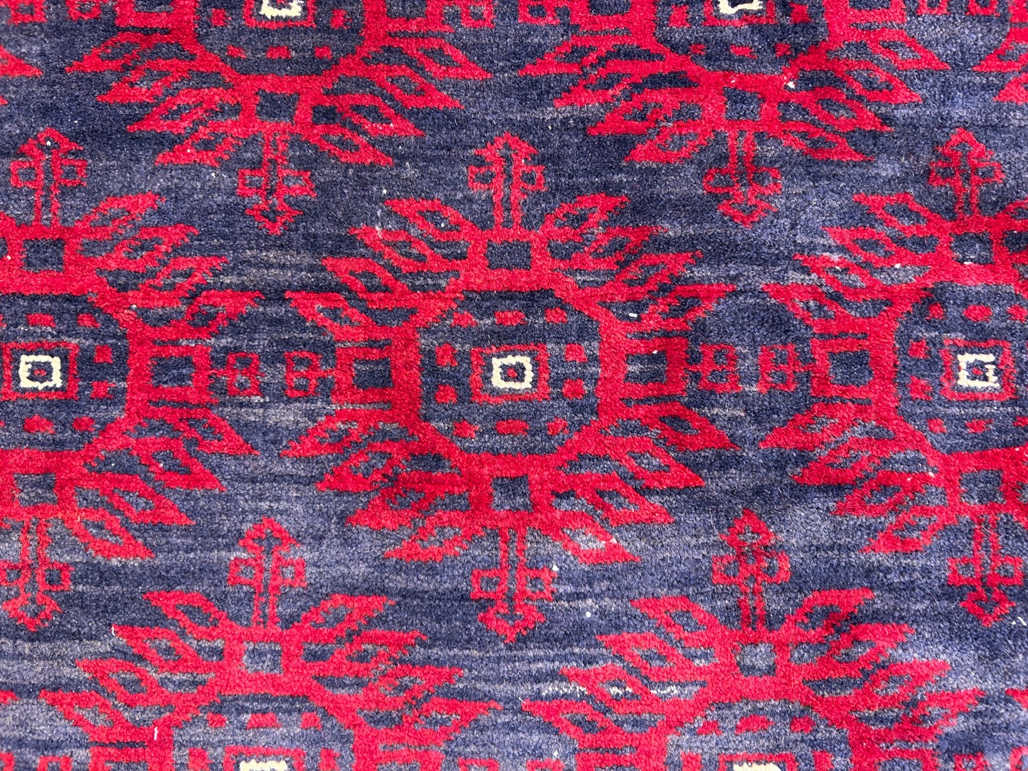 3'8"x6'7" Hand-Knotted 100% Wool Pile Balouchi Area Rug - Carpet