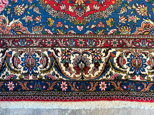 8'4"x11'11" Hand-Knotted 100% Wool Pile Bakhtiarie Rug