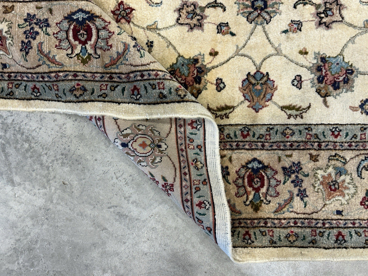 7’x9’11” Vintage Hand-Knotted 100% Wool Pile Tabrize Area Rug - Carpet