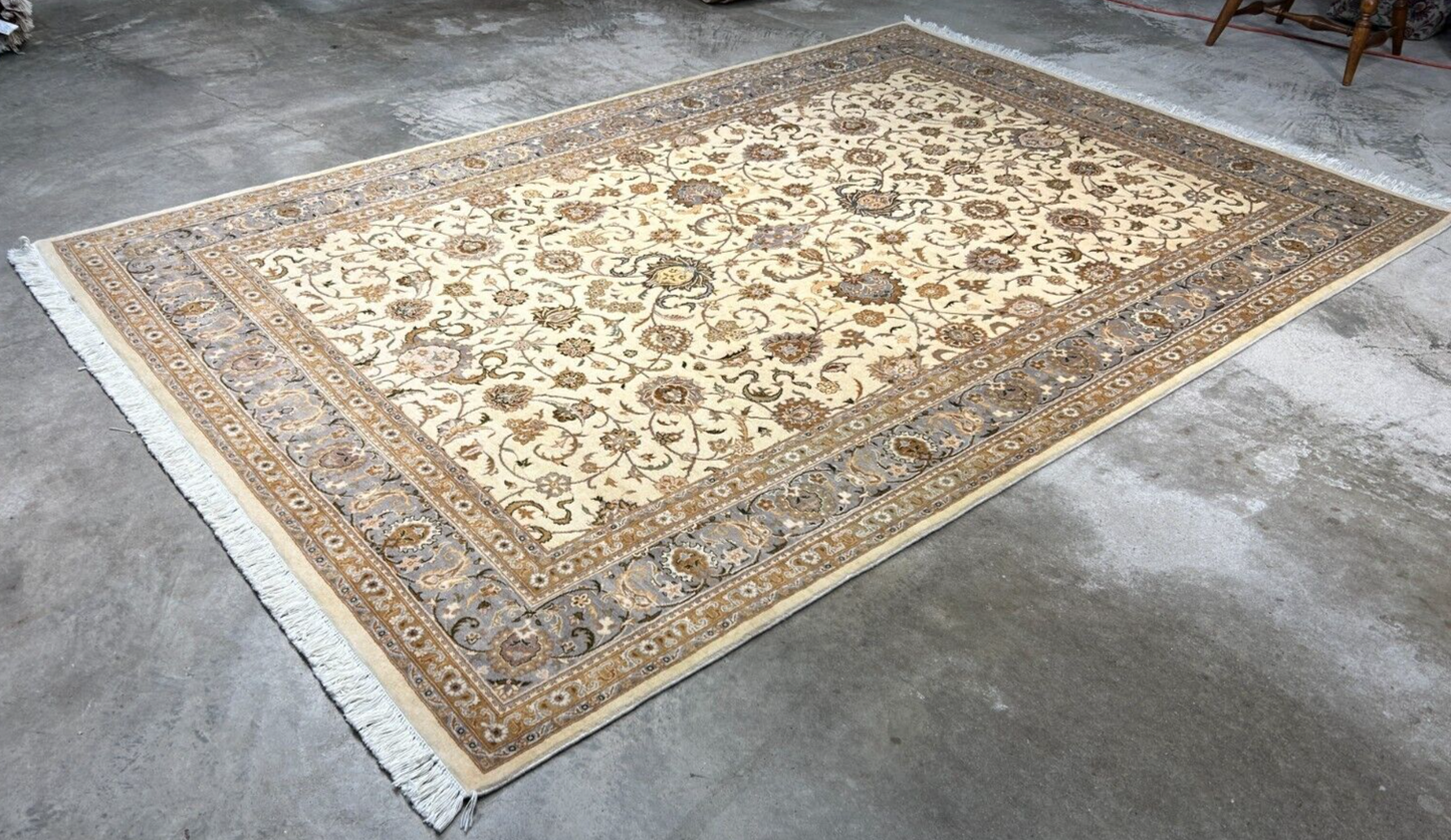 6'x 9' Hand-Knotted 100% Wool Carpet - Pakistan Kashane Area Rug