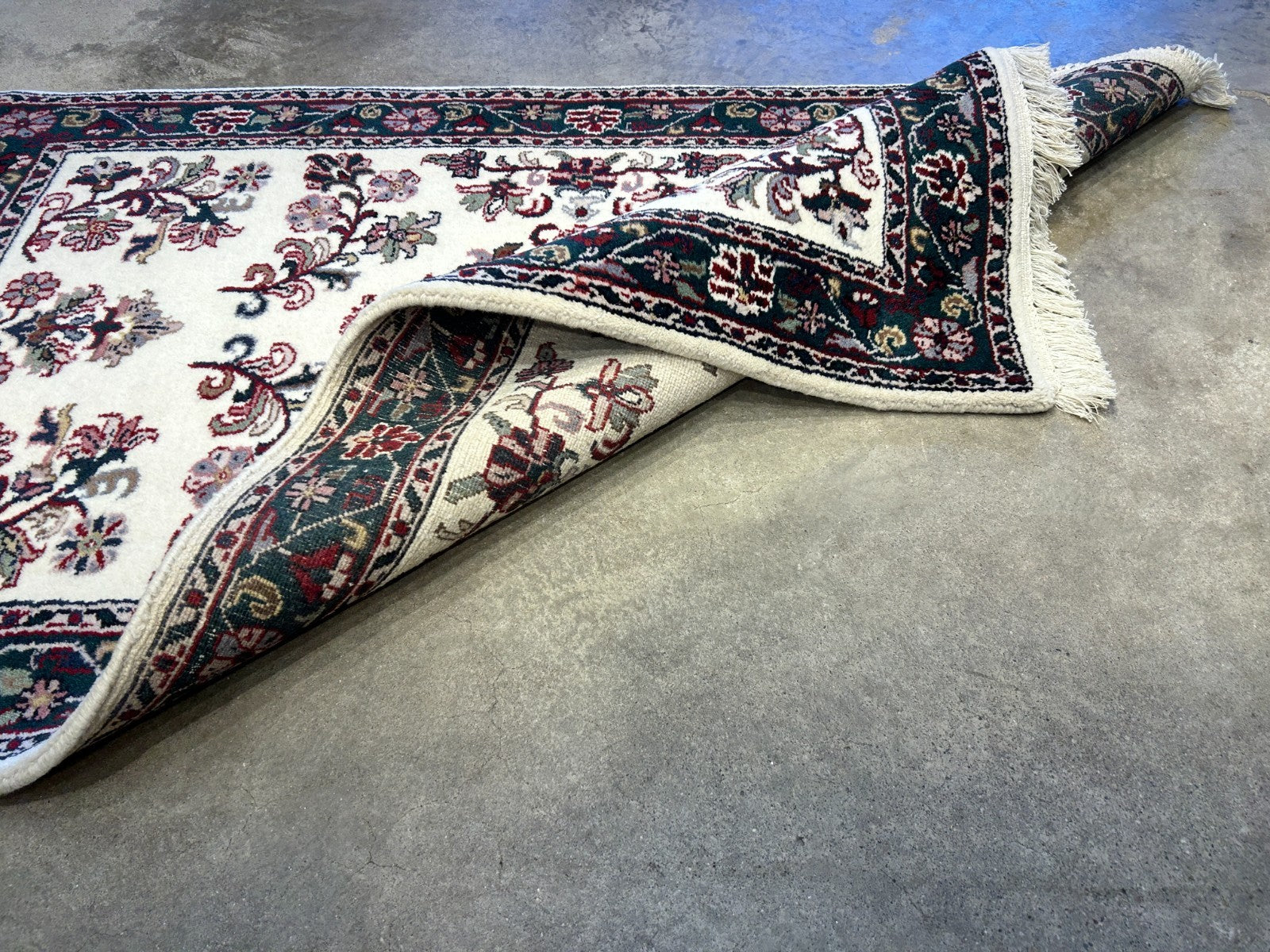 3'x5'1" Hand-Knotted 100% Wool Pile All-Over Kashane Design Area Rug