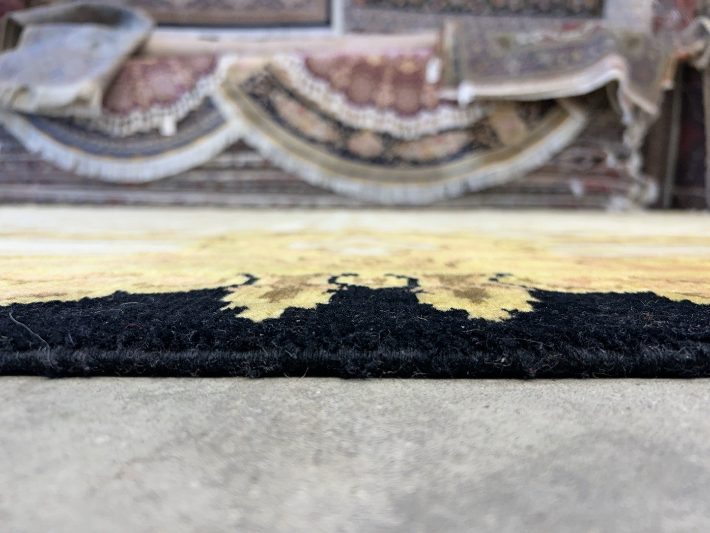 8’2”x10’1” Hand-Knotted 100% Wool Pile Oriental Area Rug - Carpet