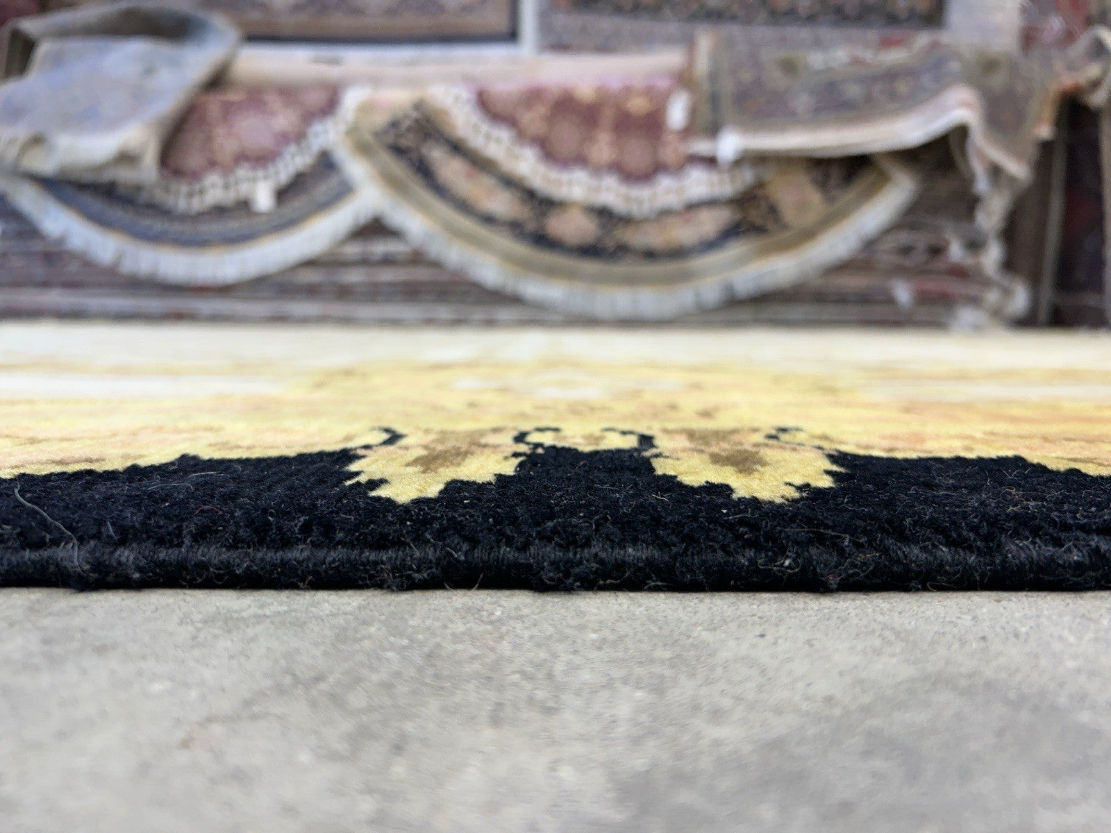 8’2”x10’1” Hand-Knotted 100% Wool Pile Oriental Area Rug - Carpet