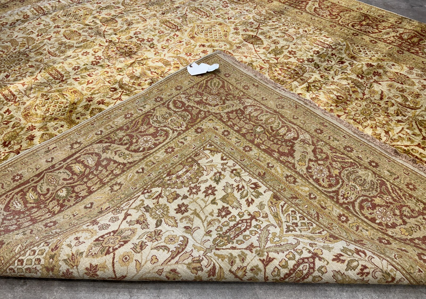 9'x11'9" Hand-Knotted 100% Wool Pile Oriental Rug