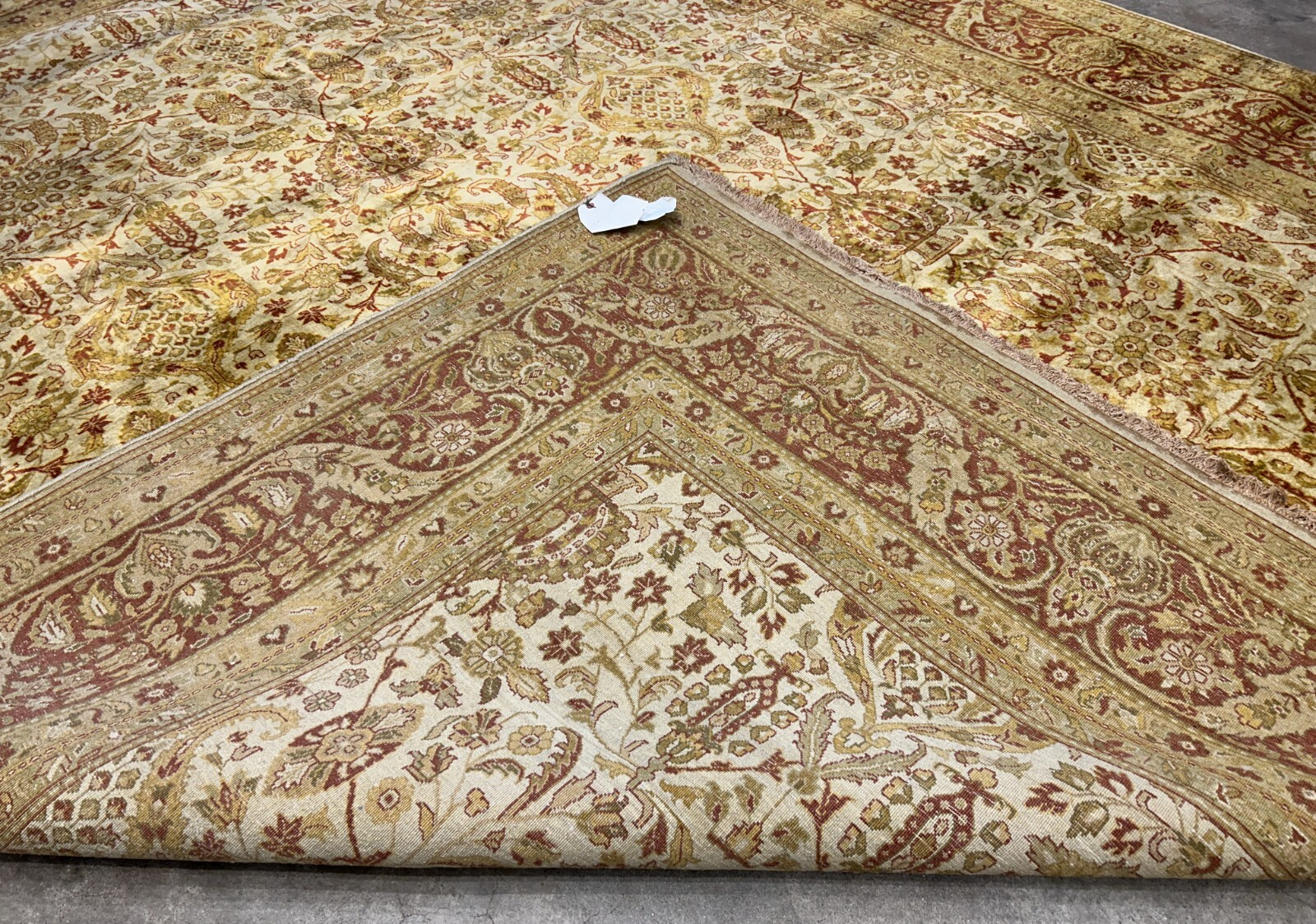 9'x11'9" Hand-Knotted 100% Wool Pile Oriental Rug