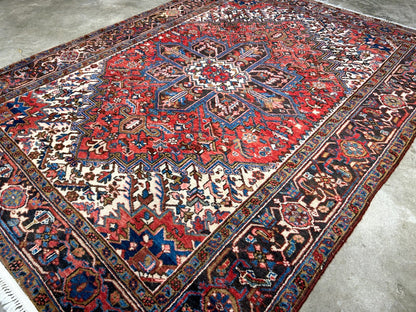 6'6"x8'10" Hand-Knotted 100% Wool Herize Carpet - Area Rug