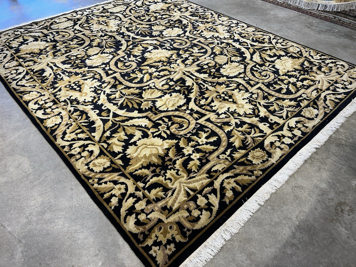 8’x10’ Hand-Knotted 100% Wool Pile Oriental Area Rug - Carpet