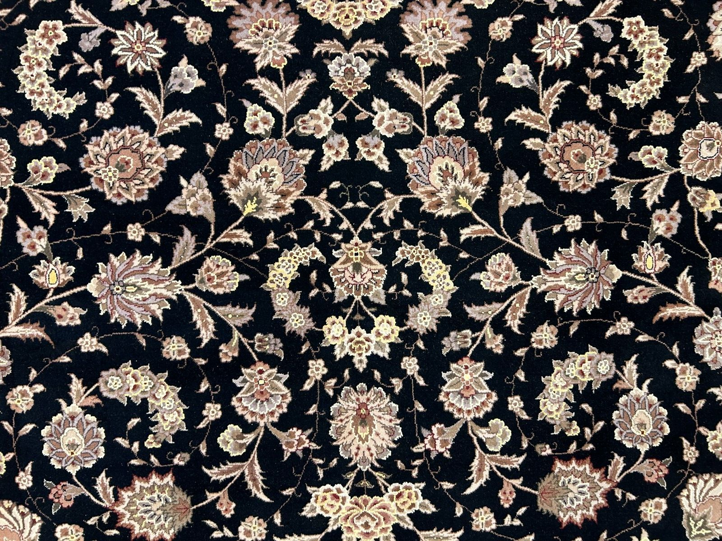 8'6"x11'6" Hand-Knotted Wool & Silk Pile Sinopersian Carpet - Area Rug