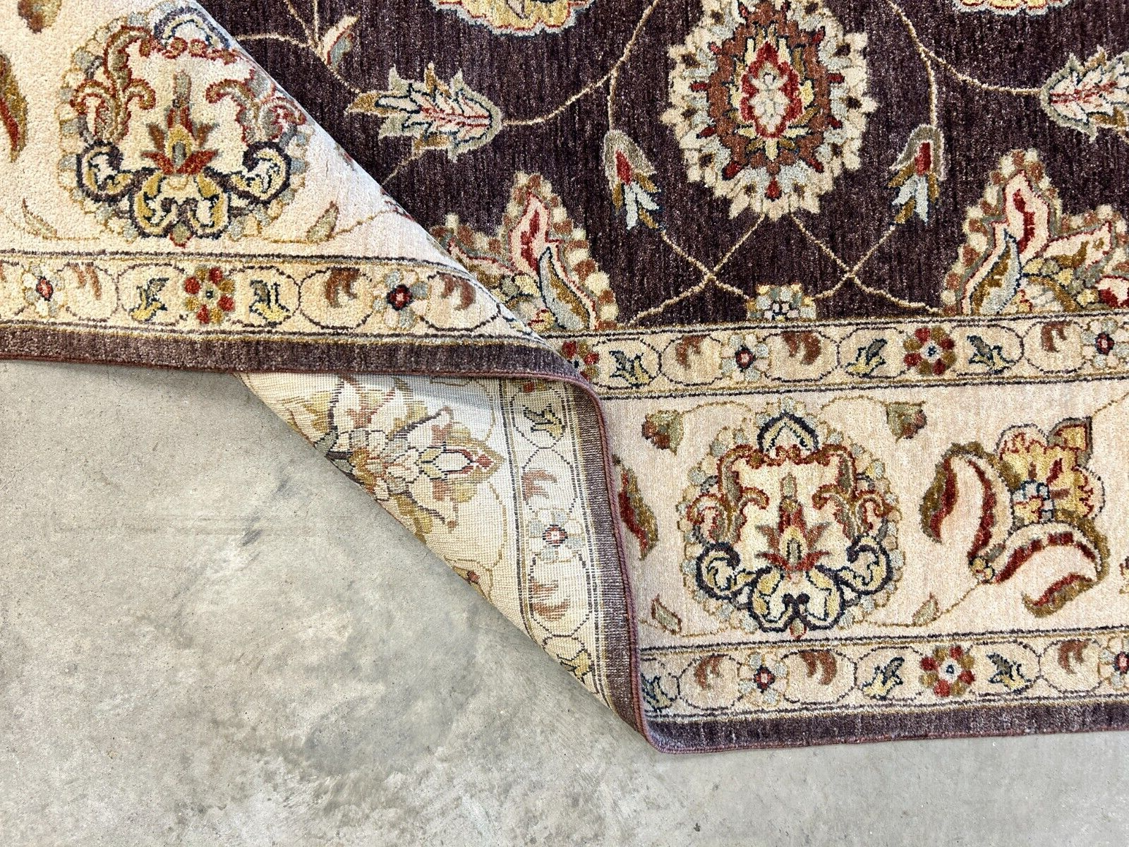 9'x12' Hand-Knotted 100% Wool Pile Lilian Design Carpet - Area Rug