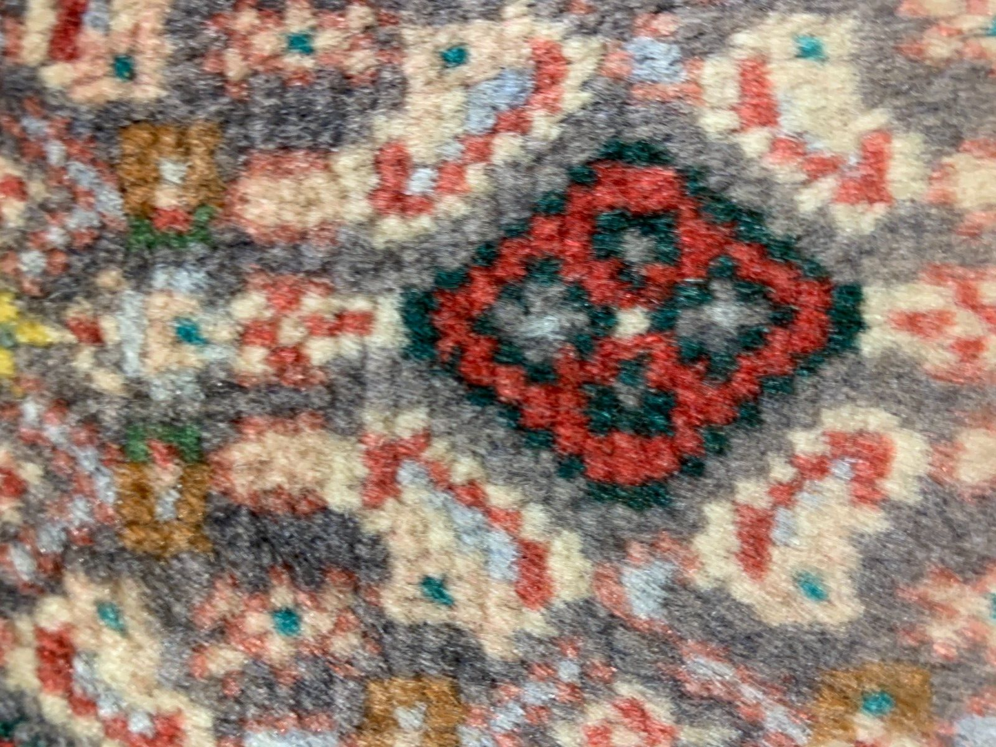 2'6"x3'2" Vintage Hand-Knotted Wool Oriental Rug - Area Carpet