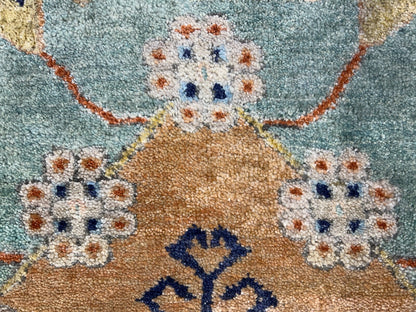 9'2"x11'11" Hand-Knotted 100%  Wool Pile IndoSerapi Rug