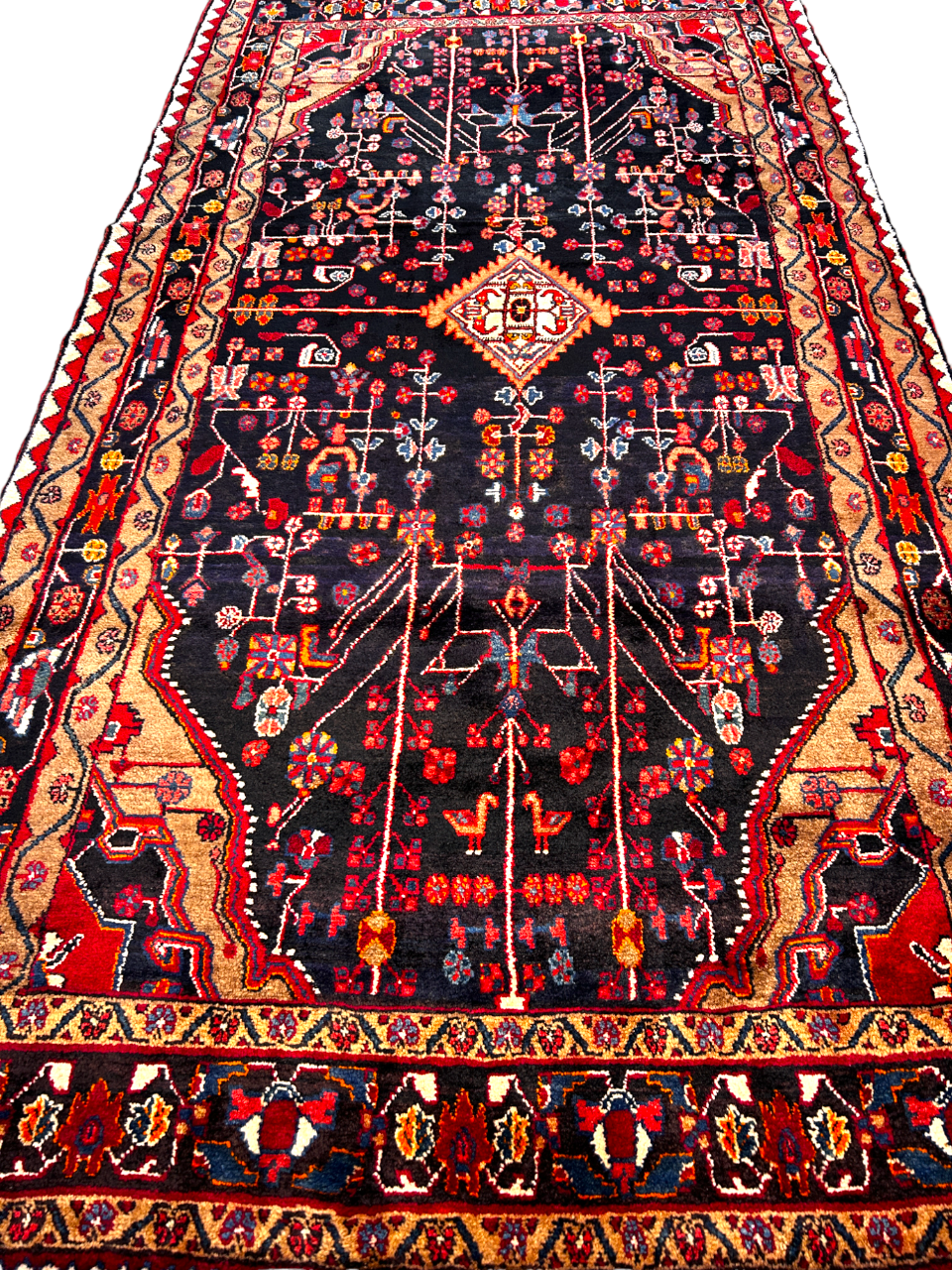 5'5" x 10'4" Hand-Knotted 100% Wool Carpet - Nahavande Area Rug