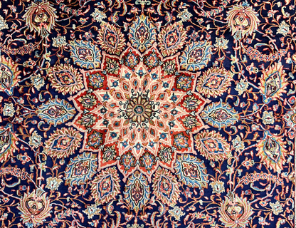 8'8"x12'6" Hand-Knotted 100% Wool Pile Kashmare Rug