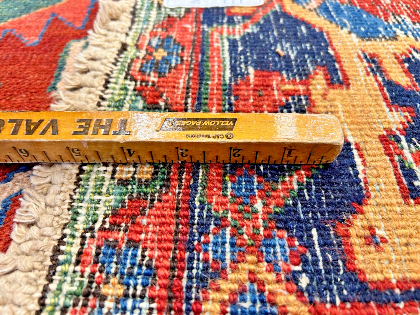 Collector Item - 9'x12'4" Antique Fine Wool Herize Serapy Hand-Knotted Rug