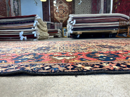 6'5"x9'8" Hand-Knotted 100% Lamb Wool Bakhtiarie Carpet - Area Rug