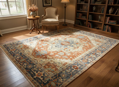 8'10" x 11'8" Hand-Knotted 100% Wool Carpet - Herize Design Area Rug
