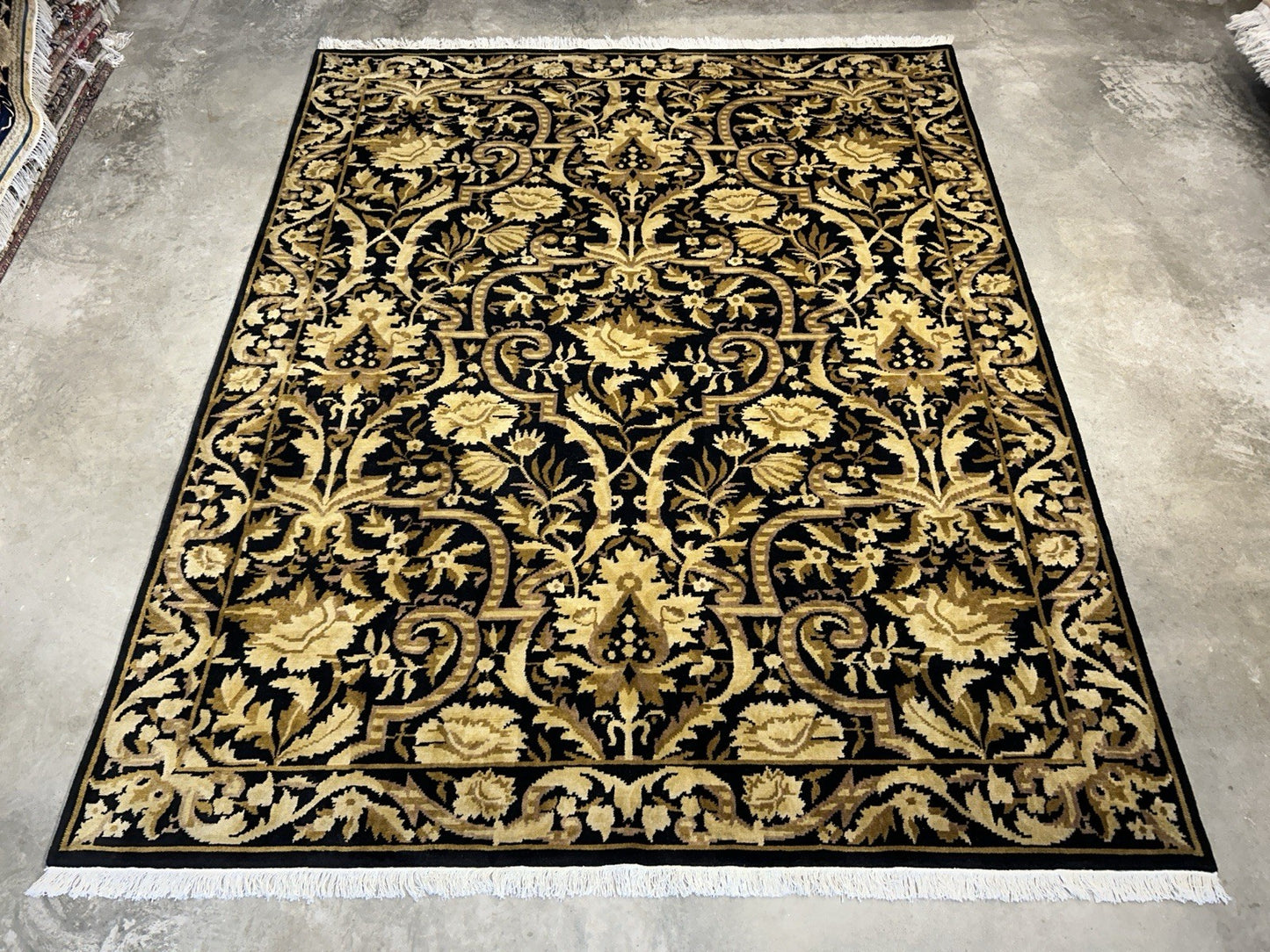 8’x10’ Hand-Knotted 100% Wool Pile Oriental Area Rug - Carpet