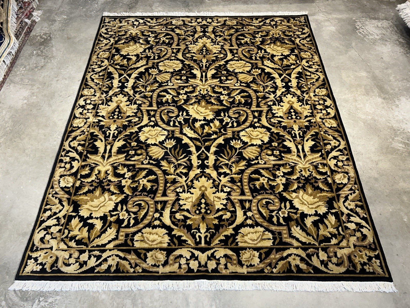 8’x10’ Hand-Knotted 100% Wool Pile Oriental Area Rug - Carpet