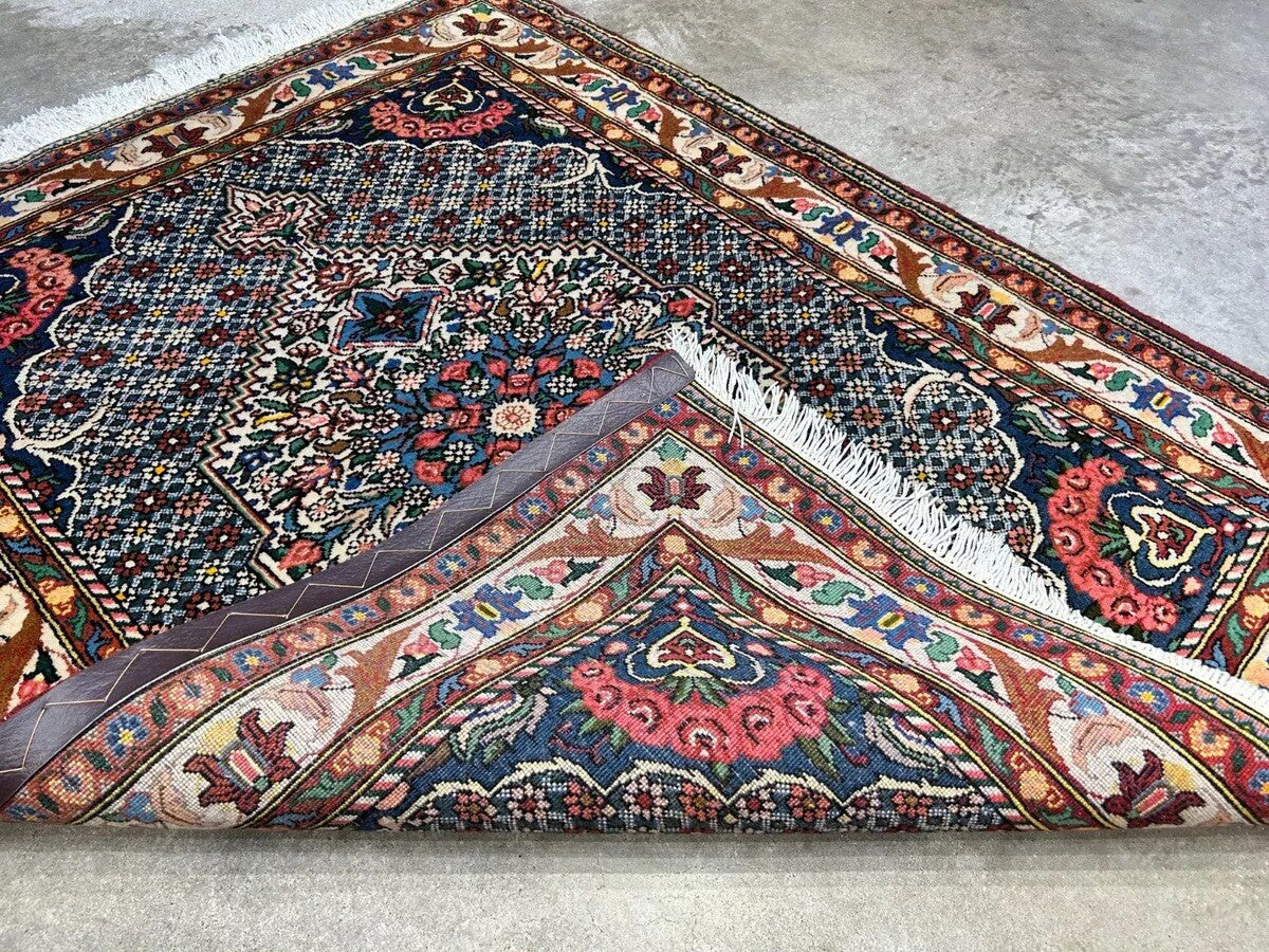 3'5"x5'2" Hand-Knotted 100% Lamb Wool Bakhtiarie Area Rug
