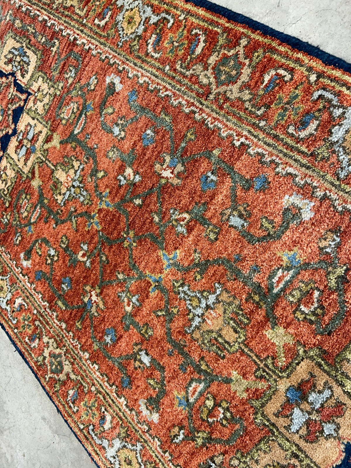 2'7"x7'10" Hand-Knotted 100% Wool Pile Runner Rug - Carpet