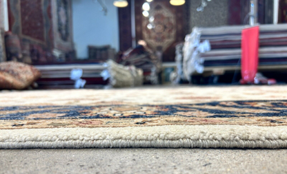 6'x9' Hand-Knotted 100% Wool Pile Indian Agra Carpet - Area Rug