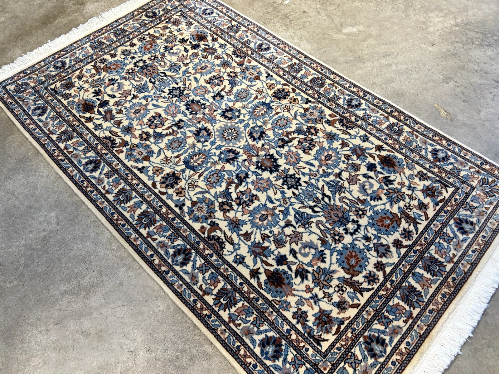 3'x5' Hand-Knotted 100% Wool Pile Oriental Rug