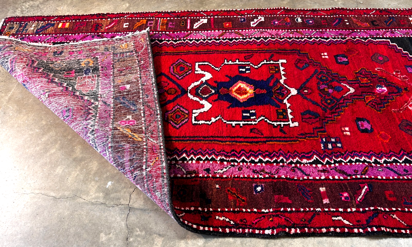 4'5" x 8'10'' Hand-Knotted 100% Lamb Wool Mousele Area Rug - Carpet