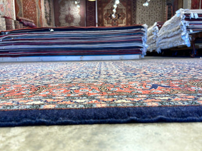6'8"x9'9" Hand-Knotted 100% Wool Pile Hereke Carpet - Area Rug