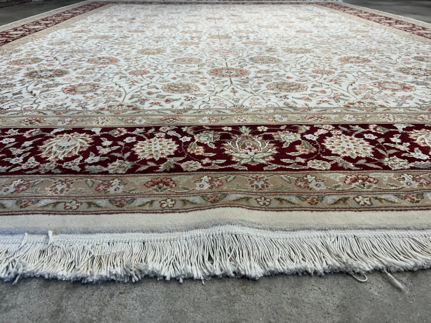 9'x12' Very Fine Hand-Knotted 100% Lamb Wool Pile PakPersian Rug