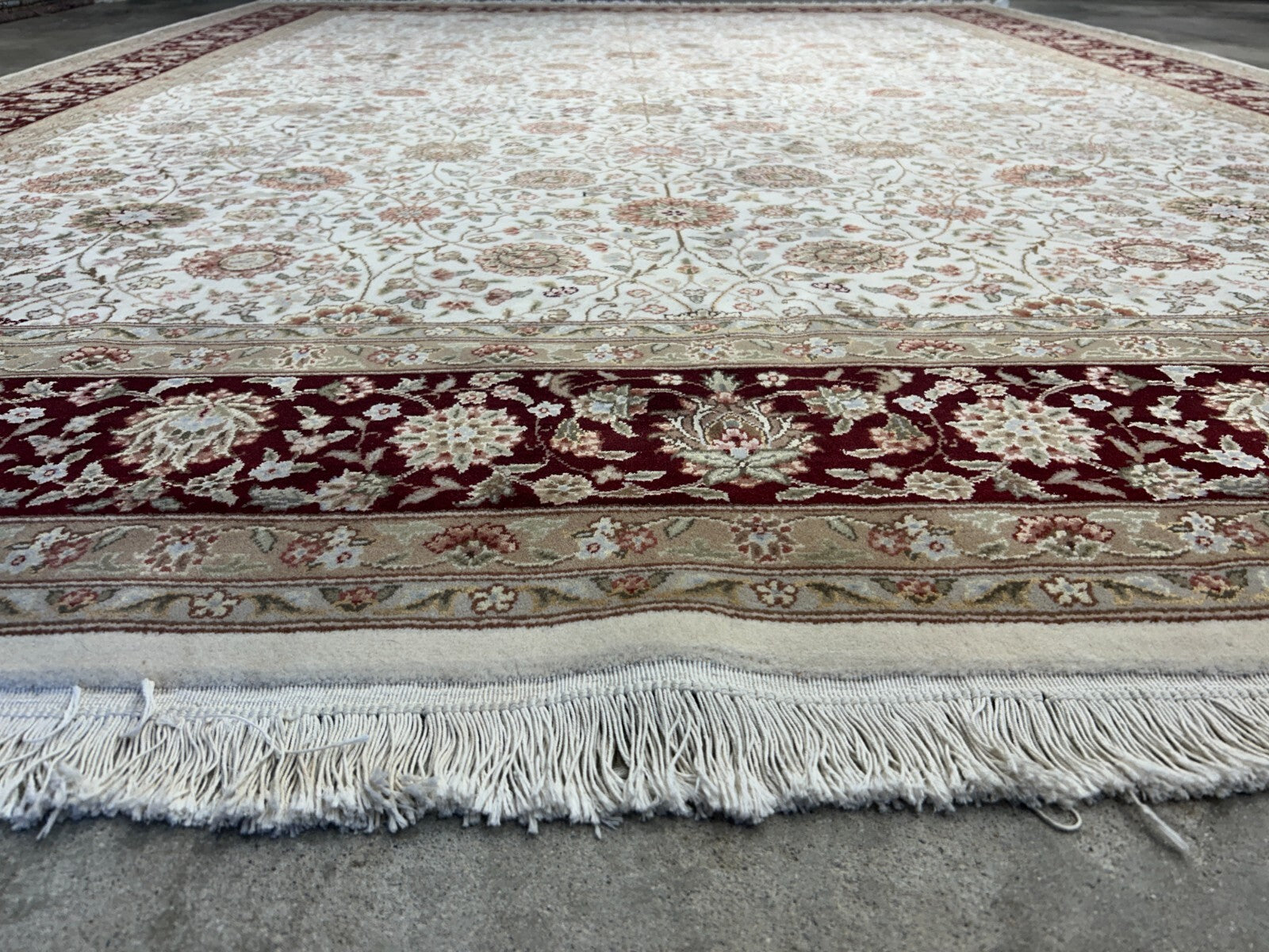 9'x12' Very Fine Hand-Knotted 100% Lamb Wool Pile PakPersian Rug
