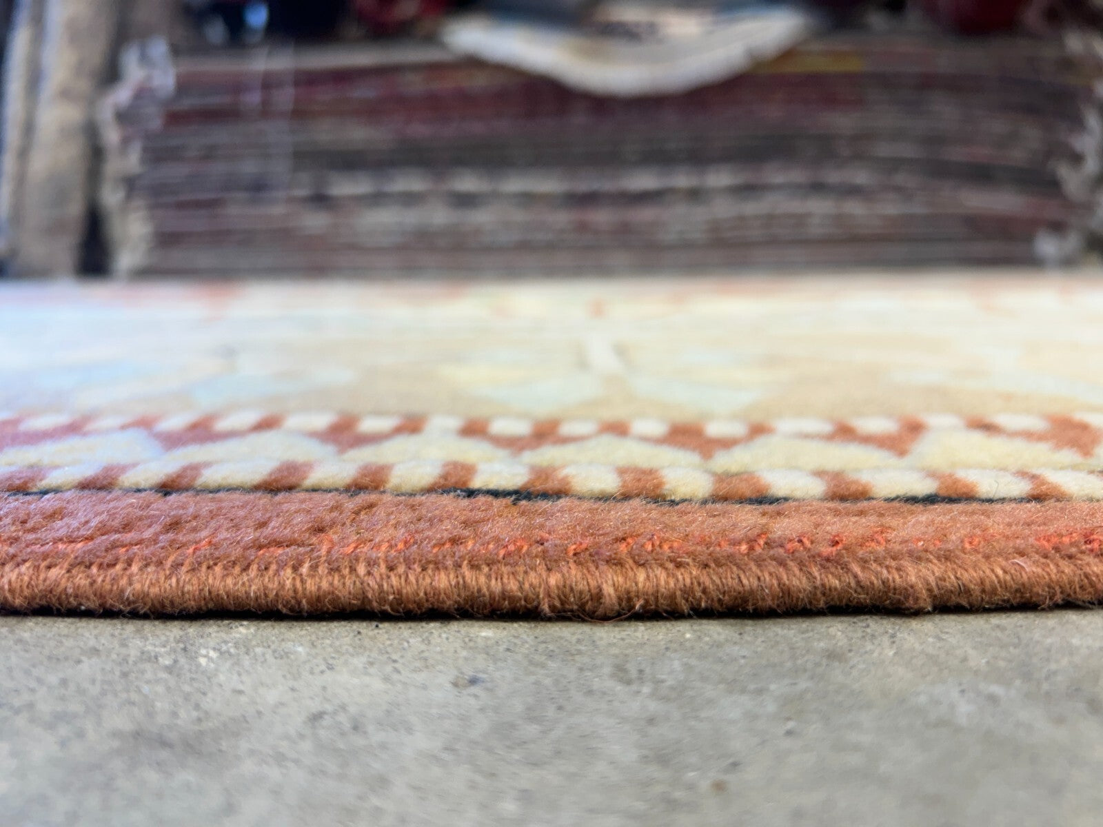 8'10"x11'8" Hand-Knotted 100%  Wool Pile Kazak Rug