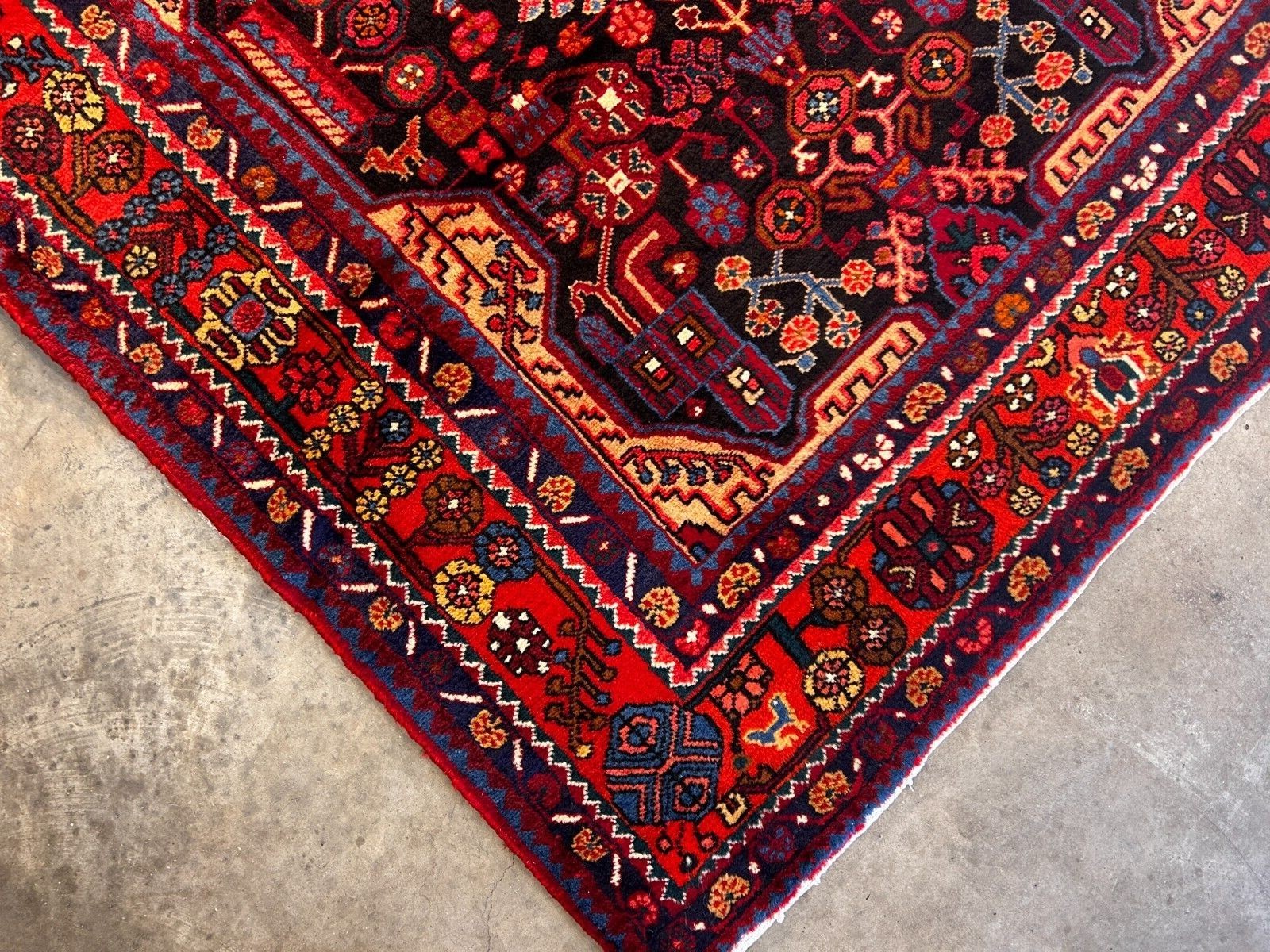 4'10" x 9'8" Hand-Knotted 100% Wool Carpet - Hamedane Area Rug
