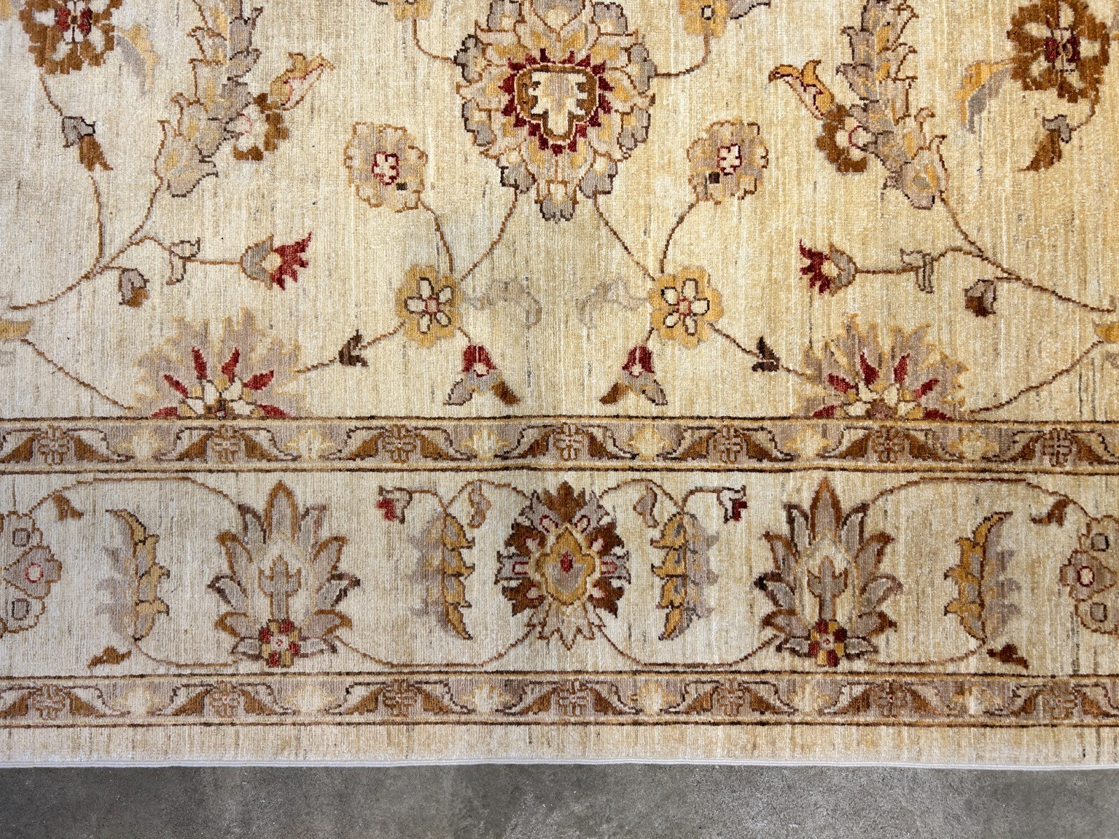 8'10"x12' Hand-Knotted 100% Wool Pile Oriental Rug