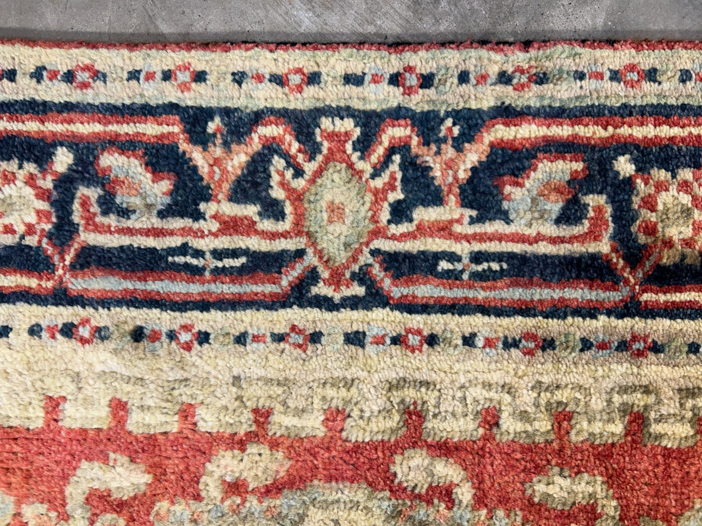 3’x5’ Hand-Knotted 100% Wool Indoserapi Area Rug - Carpet