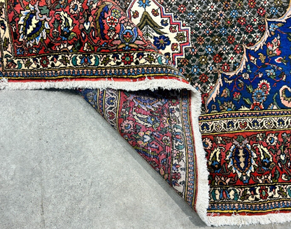 6'7"x9'9" Hand-Knotted 100% Wool Pile Bakhtiarie Carpet - Area Rug