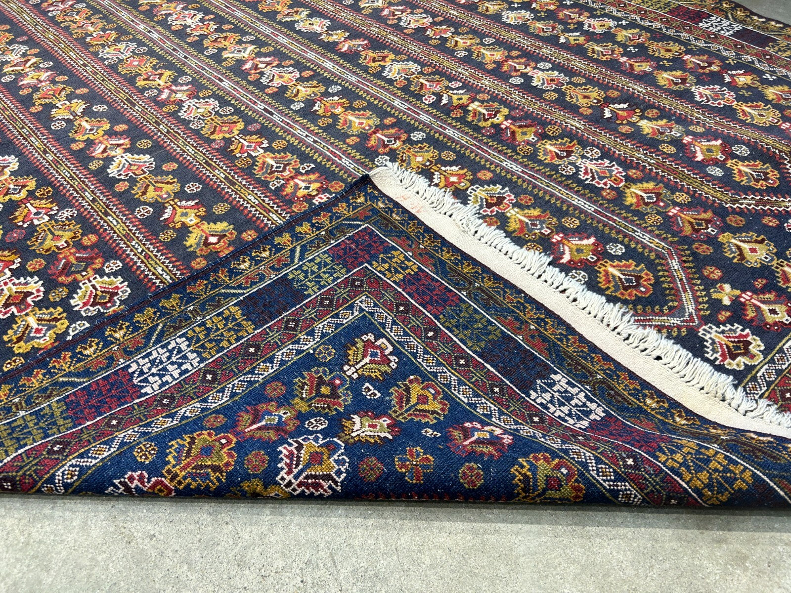 6'5"x8'9" Hand-Knotted 100% Wool Pile Balouchi Carpet - Area Rug