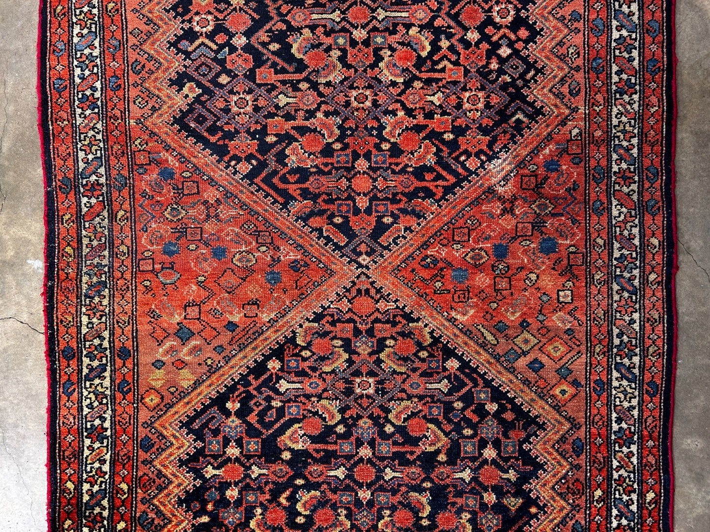 3'8" x 9'11" Hand-Knotted 100% Wool Pile - Malayere Runner