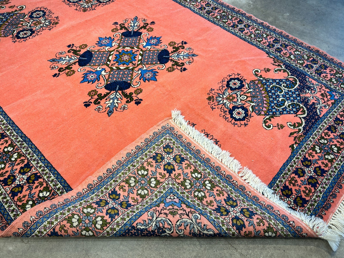 6'10"x9'1" Hand-Knotted 100% Wool Pile Morocco Carpet - Area Rug