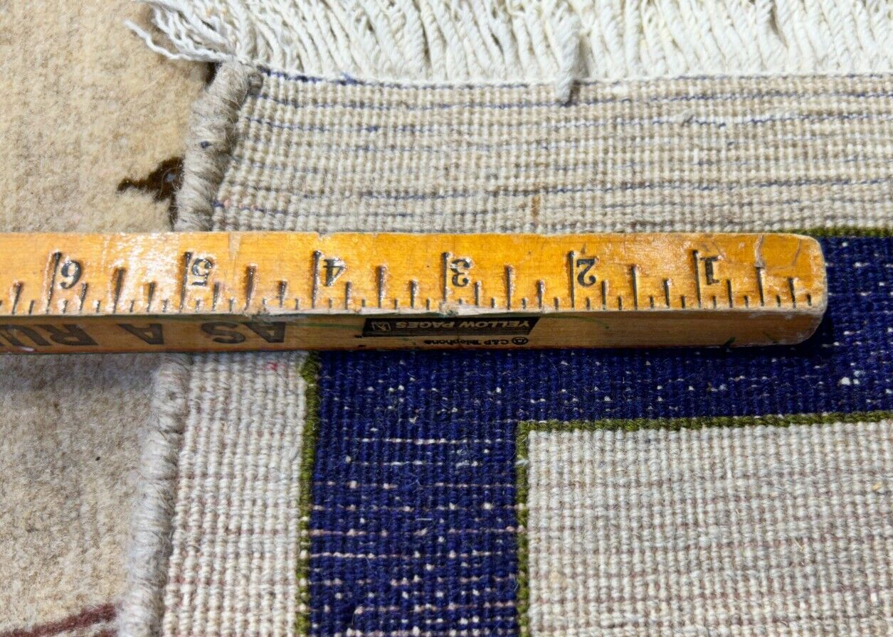 6'3"x9'4" Hand-Knotted 100% Wool Pile Gabeh Carpet - Area Rug